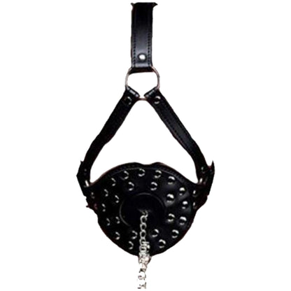 House Of Dasein Ball Gag Head Harness Mask Muzzle Blindfold Bondage Kink Bdsm Fetish Restraints - Style F V1257-16225650999362