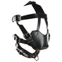 House Of Dasein Ball Gag Head Harness Mask Muzzle Blindfold Bondage Kink Bdsm Fetish Restraints - Style H V1257-16225651064898