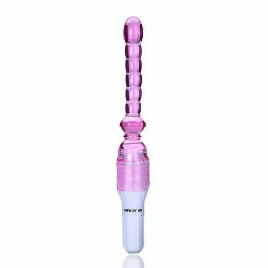 House Of Dasein Silicone Jelly Anal Beads Vibrator Butt Plug Bdsm Flexible Waterproof - Pink V1257-16225654603842