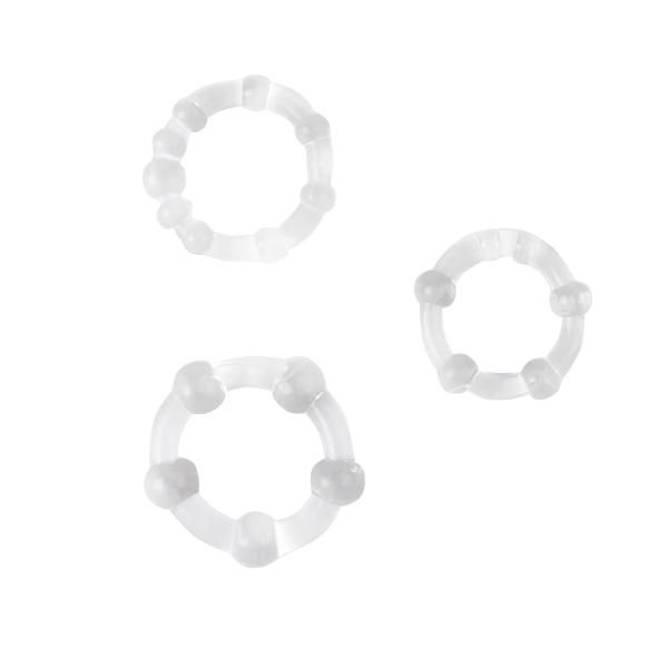 House Of Dasein Silicone Cock Rings Set 3 Bdsm Delay Ejaculation Pleasure Enhancement - Black - Type 2 V1257-16225756840002