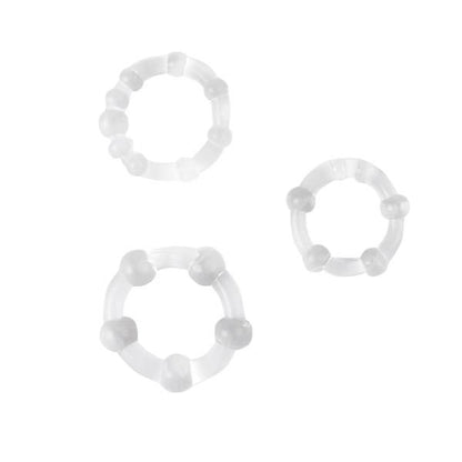 House Of Dasein Silicone Cock Rings Set 3 Bdsm Delay Ejaculation Pleasure Enhancement - Black - Type 2 V1257-16225756840002