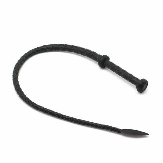 House Of Dasein Black Microfiber Leather Braided Whip Spanking Play Bdsm Impact Toy Fetish - No Loop V1257-16461550256194