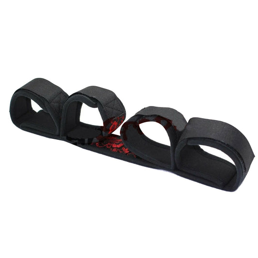 House Of Dasein Floral Material Spreader Bar Restraints Handcuffs Ankle Cuffs Bdsm Bondage Fetish - Red V1257-16474534805570