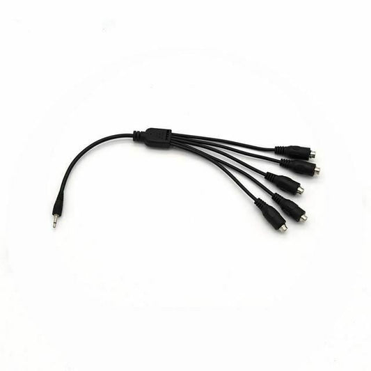 House Of Dasein Electro Shock Nipple Clamps Suction Sound Butt Plug Cock Rings Bdsm - Black - 5 In 1 Cable V1257-16477131341890