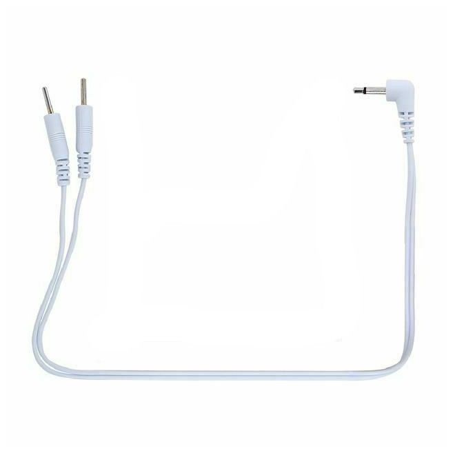 House Of Dasein Electro Wire Cable Connector For Electric Shock Attachment Bdsm Fetish - White - 2 Pins V1257-16477235413058