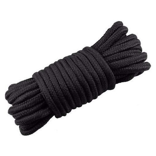 House Of Dasein 20M Black Soft Cotton Knitted Rope Bondage Restraints Bdsm Kink Fetish - Black - 3 X 10M V1257-16477892083778