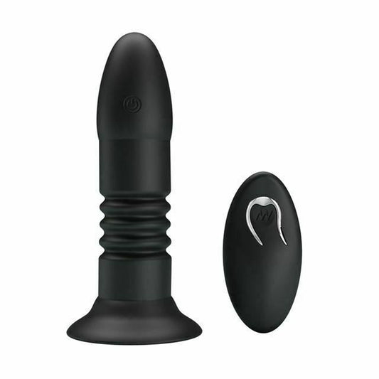 House Of Dasein Telescopic Thrusting Anal Vibrator Bdsm Wireless Butt Plug - Black - No Box V1257-16477962534978