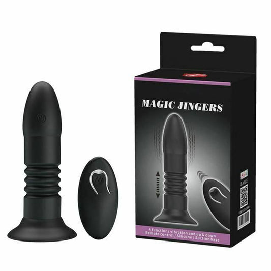 House Of Dasein Telescopic Thrusting Anal Vibrator Bdsm Wireless Butt Plug - Black - With Box V1257-16477962567746