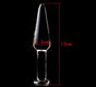 House Of Dasein Glass Butt Plug Beads Different Sizes / Shapes Anal Stimulation Play - 12Cm X 2.3Cm V1257-16482337062978