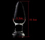House Of Dasein Glass Butt Plug Beads Different Sizes / Shapes Anal Stimulation Play - 10.5Cm X 3.5Cm V1257-16482337194050