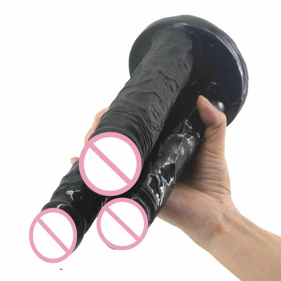 House Of Dasein Big Black Three Dildo Dong Triple Penetration Realistic Penis Unique Standard - Black V1257-16482365079618