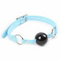 House Of Dasein Pink Blue Silicone Ball Gag Locking Bdsm Bondage Restraints - Blue V1257-16500574650434