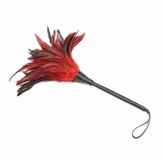 House Of Dasein Red Feather Clit Tickler Bdsm Erotic Play Kink Fetish Couples - Red V1257-16503599726658