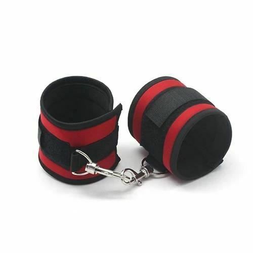 House Of Dasein Soft Handcuffs Bdsm Beginner Bondage Blue Red Purple Restraints - Red V1257-16516375576642