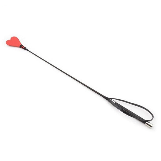 House Of Dasein Bdsm Black Riding Crop Red Heart Spanking Impact Play Fetish Sex Toy - Red V1257-16524369821762