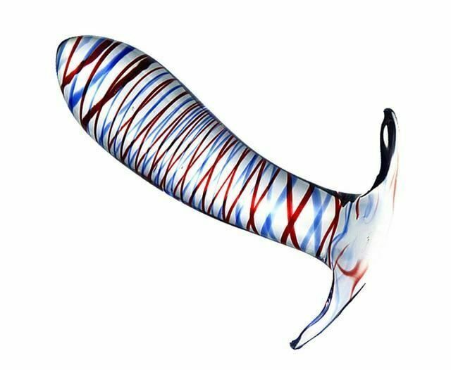 House Of Dasein Glass Black Multi Coloured Butt Plug Anal Play Fetish - Multicoloured V1257-16534066462786
