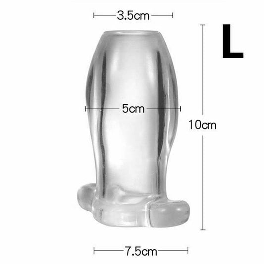 House Of Dasein Hollow Tunnel Butt Plug Anal Speculum Mini Vibrator Bdsm Medical Play Fetish - Large - No V1257-16534187475010