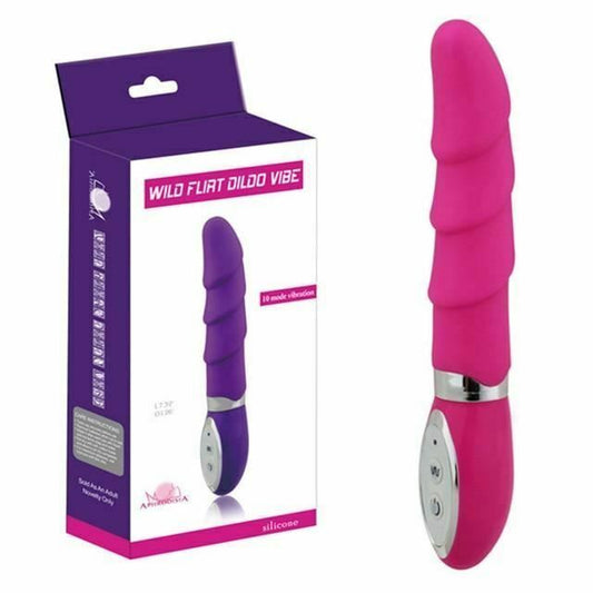 House Of Dasein Purple Pink G Spot Vibrator 10 Speed Clitoris Stimulator Waterproof Women - Rose Red - Style B V1257-16538517340226