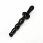 House Of Dasein Black Glass Anal Beads Butt Plug Double Ended Dildo Bdsm Fetish - Black V1257-16560805380162