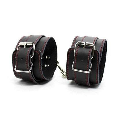 House Of Dasein Bdsm Bondage Beginners Starter Kit Fetish Pack Mask Collar Cuffs Gag Restraints - Red V1257-16565462499394