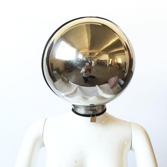 House Of Dasein Stainless Steel Full Head Cover Helmet Bondage Kink Fetish Restraint - Female V1257-16610917449794