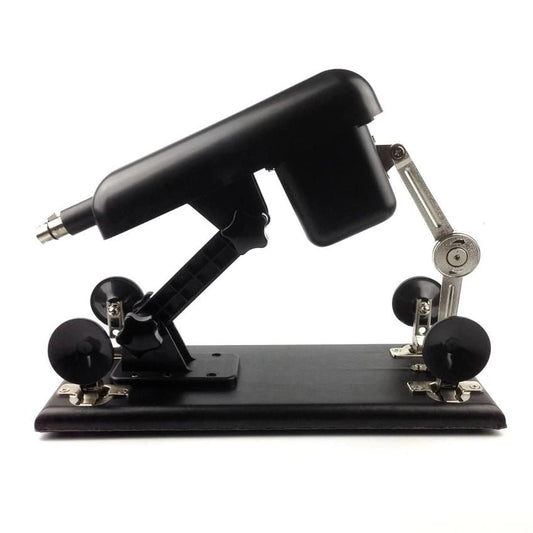 House Of Dasein Automatic Sex Machine Papi Love Gun Masturbation Toy With Dildo - Black V1257-20177246290601