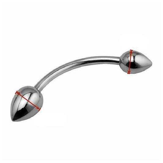 House Of Dasein Double Stainless Steel Metal Anal Dual Butt Plug Stimulation Bdsm - 40Mm X 40Mm V1257-28496479682626