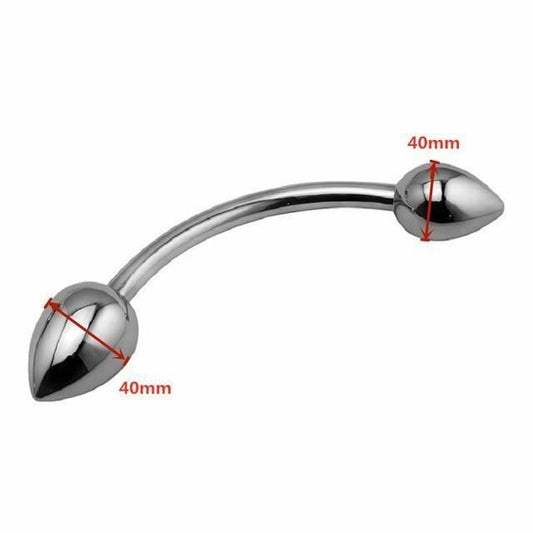House Of Dasein Double Stainless Steel Metal Anal Dual Butt Plug Stimulation Bdsm - 40Mm X 40Mm V1257-28496479682626