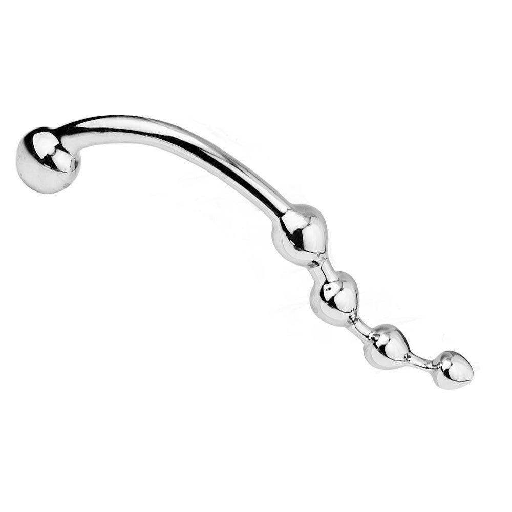 House Of Dasein Stainless Steel Anal Beads Double Ended Butt Plug Prostate Massager V1257-28496549249090