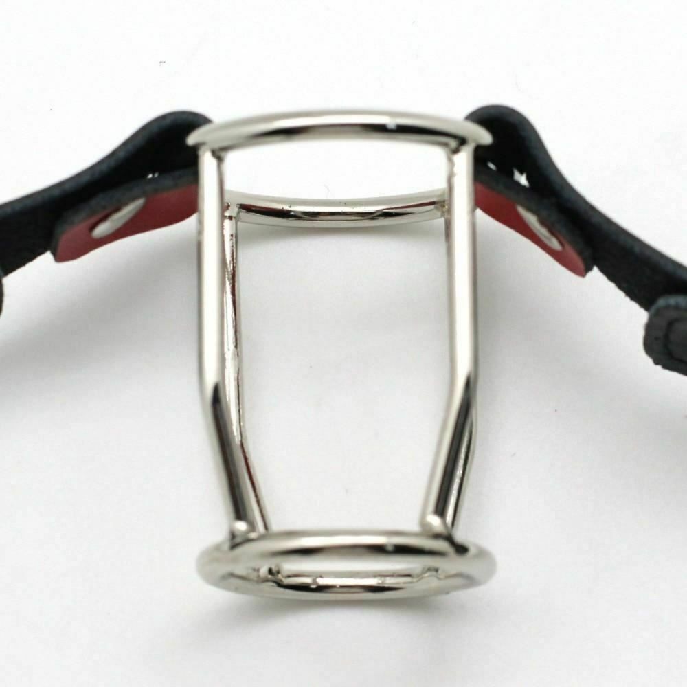 House Of Dasein Metal Double Ring Open Mouth Gag Deep Throat Training Bdsm Bondage Restraints - Red V1257-30186860347458