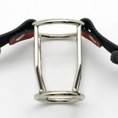 House Of Dasein Metal Double Ring Open Mouth Gag Deep Throat Training Bdsm Bondage Restraints - Red V1257-30186860347458