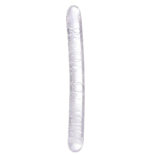 House Of Dasein Double Ended Dildo Transparent Clear Jelly Two Head Dong Couple - Clear V1257-30278706692234