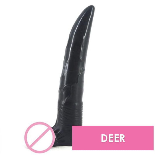 House Of Dasein Monster Werewolf Dildo Dong Fantasy Black Deer Large - Black - Deer Dildo F27 V1257-30300129067146