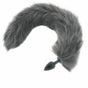 House Of Dasein Grey Long Fox Kitten Puppy Tail Butt Plug Bdsm Pet Play Fetish - Grey - Small 119 V1257-30366012637322