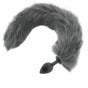 House Of Dasein Grey Long Fox Kitten Puppy Tail Butt Plug Bdsm Pet Play Fetish - Grey - Medium 120 V1257-30366012801162