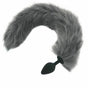 House Of Dasein Grey Long Fox Kitten Puppy Tail Butt Plug Bdsm Pet Play Fetish - Grey - Medium 108 V1257-30366013423754