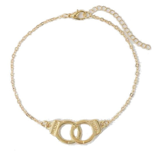 House Of Dasein Discreet Bdsm Handcuffs Anklet Collars Submissive Symbolic Jewelry - Gold V1257-30366016372874