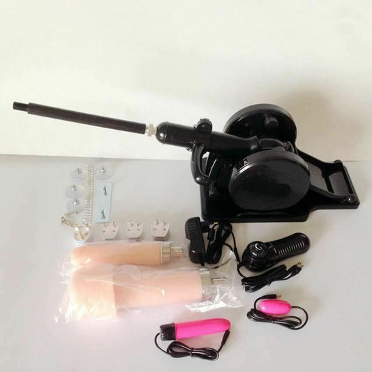 House Of Dasein Robo Fuk Unisex Sex Machine Masturbation Pussy Dildo Vibrators - Black V1257-30368796016778