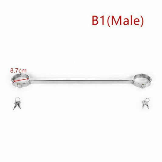 House Of Dasein Metal Spreader Bar Cuffs Collar Bondage Restraint Kits Slave Shackles Set Bdsm - Skin - B1 V1257-30368824524938