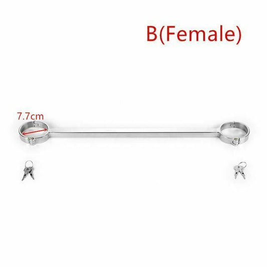 House Of Dasein Metal Spreader Bar Cuffs Collar Bondage Restraint Kits Slave Shackles Set Bdsm - Skin - B V1257-30368824623242