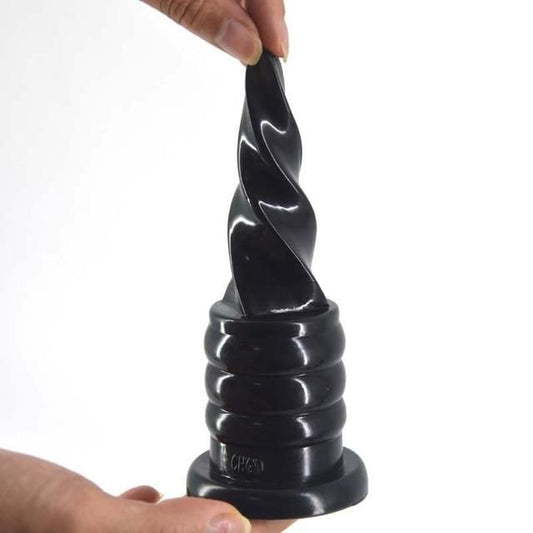 House Of Dasein Unique Novelty Anal Ice Cream Small Butt Plug Masturbation Dildo Black Standard - Black V1257-30370339225738