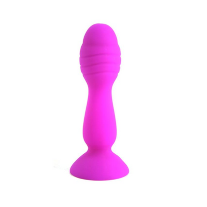 House Of Dasein Colourful Silicone Butt Plug Beads Suction Cup Anal Trainer Beginners - Purple - Style B V1257-30370342240394