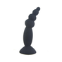 House Of Dasein Colourful Silicone Butt Plug Beads Suction Cup Anal Trainer Beginners - Black - Style C V1257-30370342305930