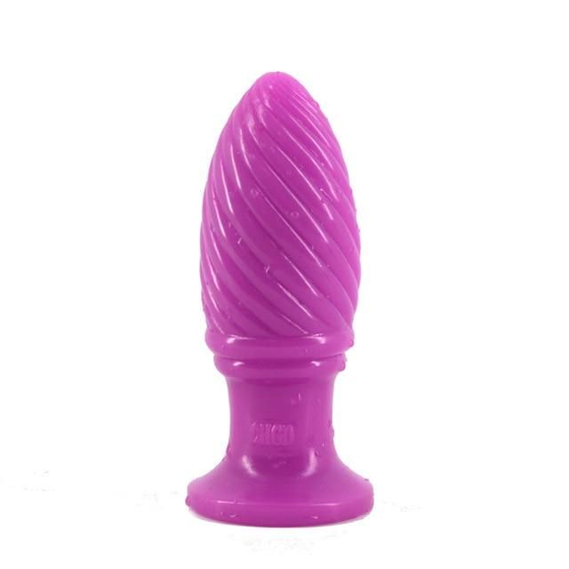 House Of Dasein Small Anal Dildo Butt Plug Beginners Suction Cup - Purple V1257-30370344730762