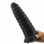 House Of Dasein Huge Anal Dildo Long Suction Cup Butt Plug Dong - Black V1257-30370356920458