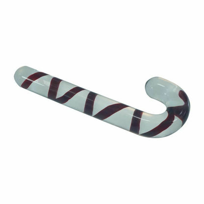 House Of Dasein Huge Pyrex Glass Dildo Christmas Candy Cane Anal Plug Dong V1257-30370410659978