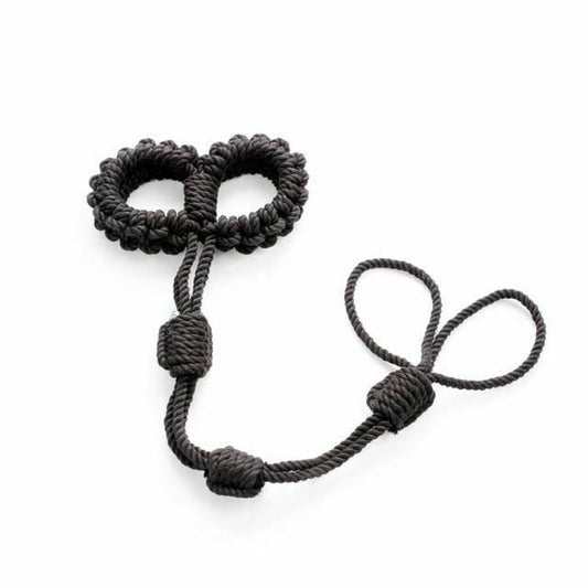 House Of Dasein Shibari Rope Handcuffs Leash Restraints Bdsm Bondage Submissive Play - Black V1257-30579641942154