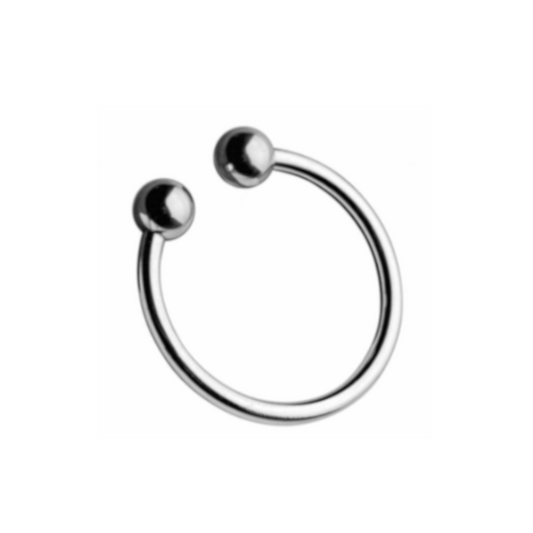 House Of Dasein Stainless Steel Metal Glans Penis Delay Training Half Circle Cock Ring Men - 25Mm V1257-30581504180362