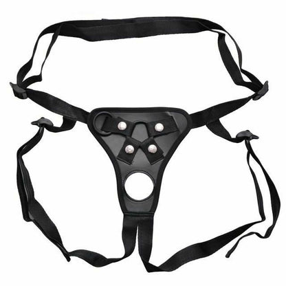 House Of Dasein Strapon Double Dildo Penetration Pants Harness On Pegging Play Fetish - Black V1257-30806851616906