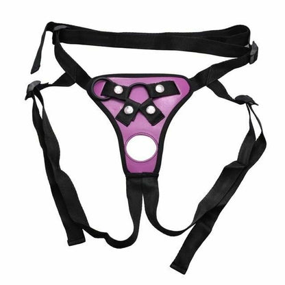 House Of Dasein Strapon Double Dildo Penetration Pants Harness On Pegging Play Fetish - Purple V1257-30806851715210